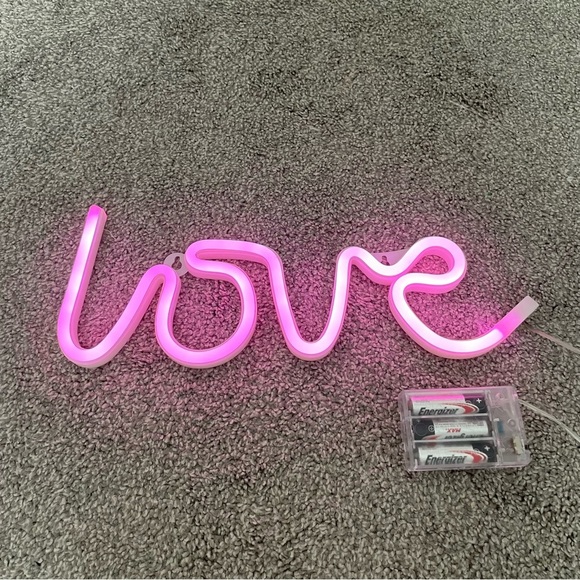 3/$45 LED Love Pink Sign - Picture 2 of 2